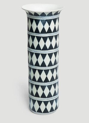 Tribal Diamond Vase - Vases Black One Size
