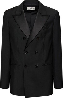 Double breast wool jacket