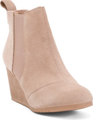 Suede Emery Chelsea Wedge Booties for Women