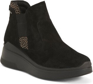 Suede Chelsea Booties for Women-AA