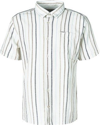 Ecru Roker Short-Sleeved Stripe Summer Shirt