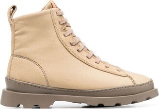 Brutus ankle lace-up fastening boots