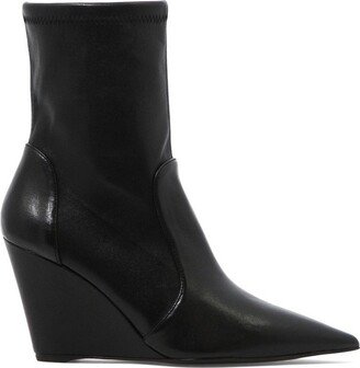 Stuart Wedge Sock Ankle Boots