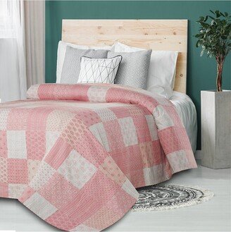 Chloe Stunning Rose-Colored Coverlet