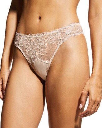 Sublime En Dentelle Lace Thong