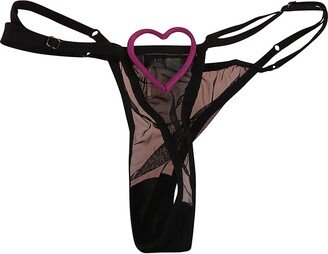 Heart Stretch Tulle Thong