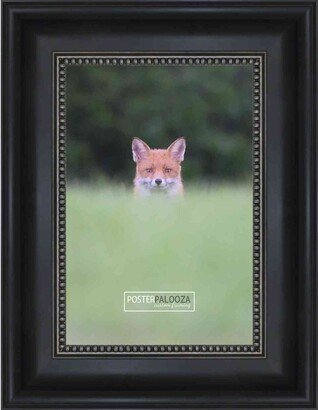 PosterPalooza 15x19 Traditional Black Complete Wood Picture Frame with UV Acrylic, Foam Board Backing, & Hardware