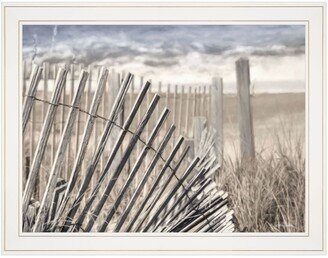 On The Coastline by Lori Deiter, Ready to hang Framed Print, White Frame, 27 x 21