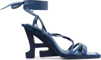 'A' 110mm wedge sandals-AB