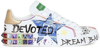 Portofino embellished sneakers