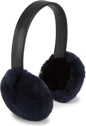 Shearling & Leather Earmuffs