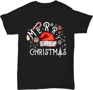 Generic Merry Christmas Shirt | Stylish Holiday Wear | Unisex Christmas T Shirt | 100% Cotton Black