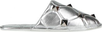 Mules & Clogs Silver-AD