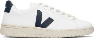 White & Navy Urca Sneakers