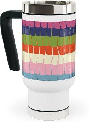 Travel Mugs: PiAta Fiesta Party Travel Mug With Handle, 17Oz, Multicolor