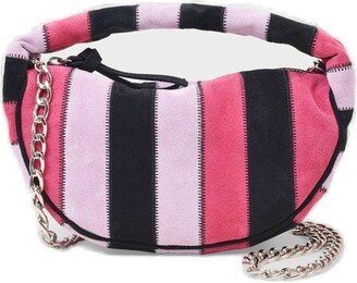 Baby Cush Bag In Pink Patchwork Leather