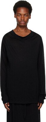 Black Central Seam Sweater