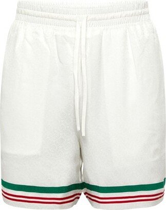 Silk shorts with drawstrings-AA