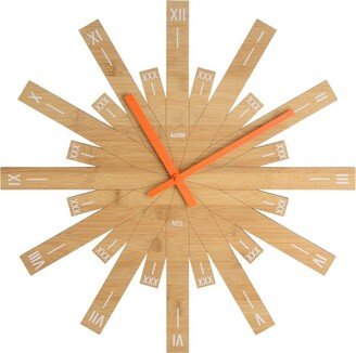 Raggiante bamboo wall clock