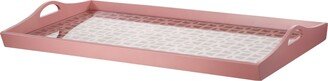 Porch & Den Le Mans Pink 28-inch Tray