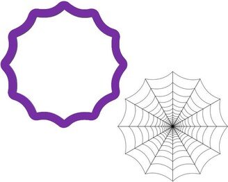 Spiderweb Cookie Cutter - Spiders Web Halloween Cutters Polymer Clay Circle