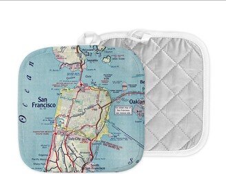 San Francisco Map Hot Pad - Pot Holder Gift