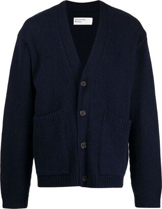 V-neck knitted cardigan-BB