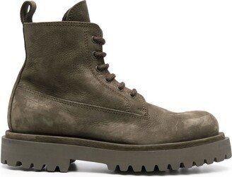 Wisal lace-up suede boots