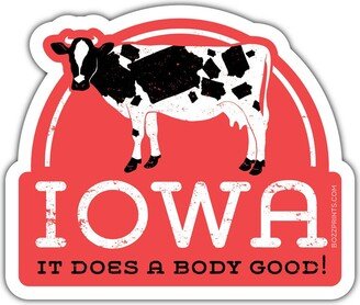 Iowa Does A Body Good Sticker/Magnet