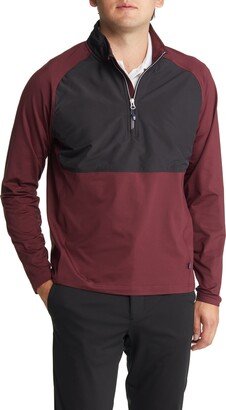 Men's Adapt Quarter Zip Wind Resistant Knit Pullover