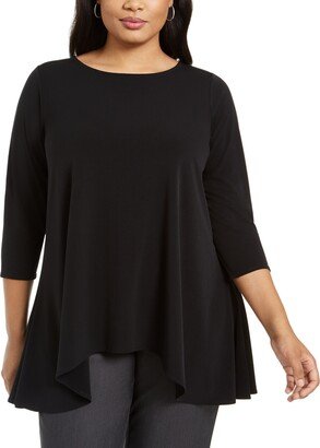 Plus Size Solid Swing Top, Created for Macy's