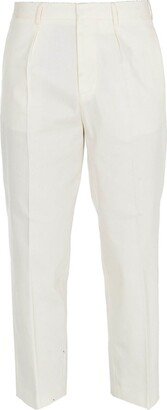 Cropped Cotton Trousers-AC