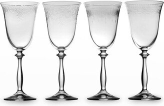 Amelia White Wine Glasses, Set of 4