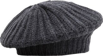 Recycled Wool Beret Hat Lead