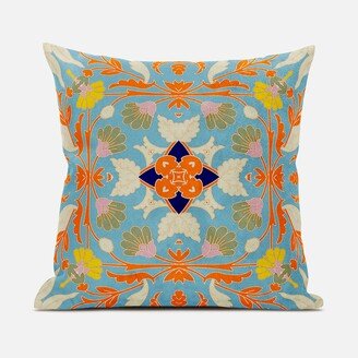 Amrita Sen Designs Amrita Sen Venetian Flower Paisley Duo Indoor Outdoor Pillow Zip-AB