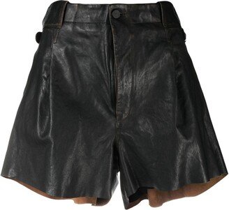 The Mannei Patent Leather Shorts