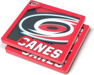 NHL Carolina Hurricanes 3D Logo Series Coasters