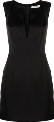 V:PM ATELIER Delora V-neck minidress