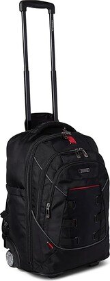 17 Nutech Wheeled Backpack (Black) Backpack Bags