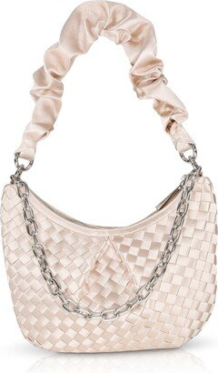 Woman's Sophia Basket Weave Shoulder Bag