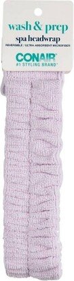 Ruched Reversible Spa Headband 2-in-1 with Hook and Loop Closure