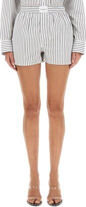 Striped Bermuda Shorts