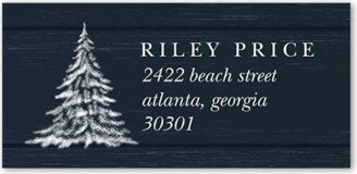 Address Labels: Tree Glow Address Label, Blue, Address Label, Matte