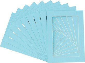 PosterPalooza 16x20 Mat for 11x17 Photo - Aqua Blue Matboard for Frames Measuring 16 x 20 Inches - To Display Art Measuring 11 x 17 Inches
