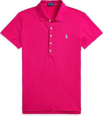 Slim Fit Stretch Polo Shirt Polo Shirt Fuchsia