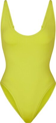 Signature Swim Scoop Neck One Piece | Citrus