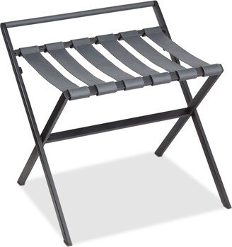 Black Powder-Coated Luggage Rack