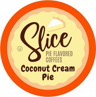 Slice Coffee Slice Flavored Coffee Pods, Keurig 2.0 K-cup compatible,Coconut Cream Pie, 40 Count