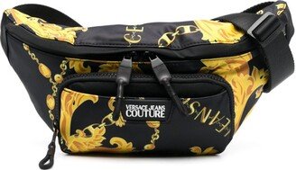 Chain Couture-print belt bag-AD