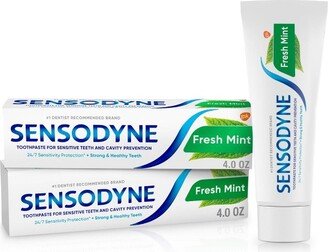 Sensodyne Fresh Toothpaste - Mint - 4oz/2ct